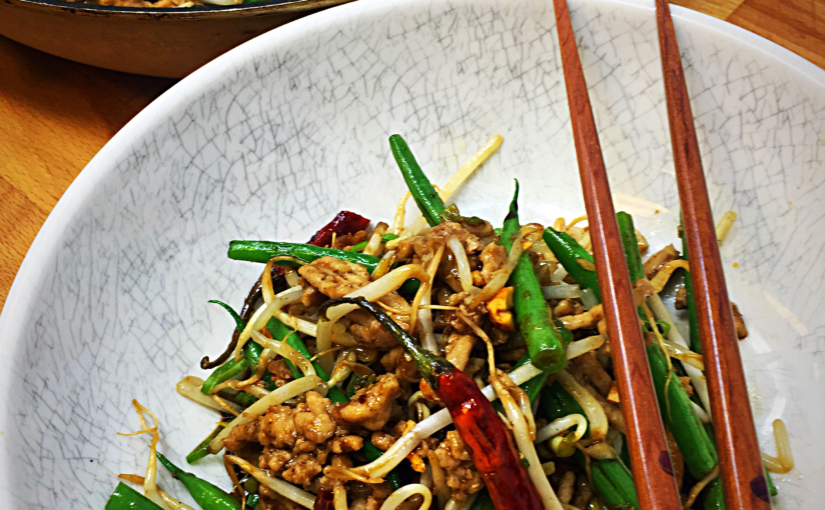 Spicy Chicken & Green Bean Stir-fry